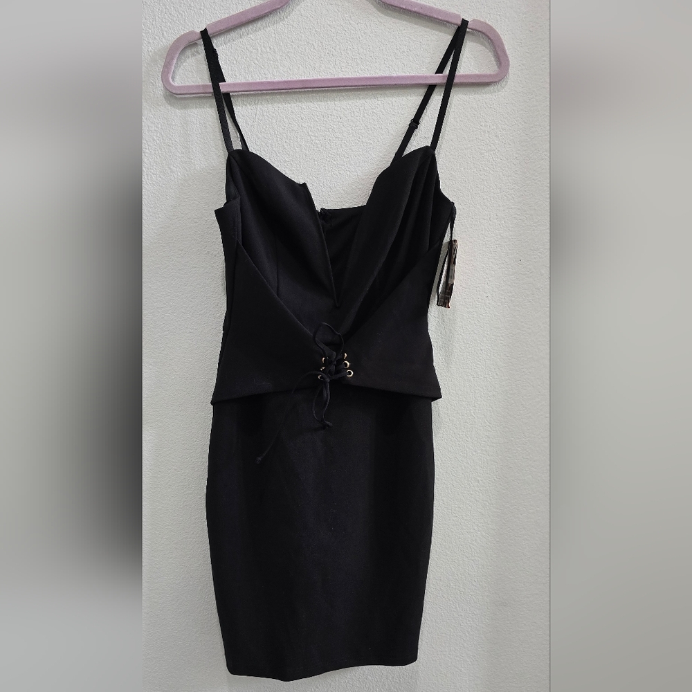 One Monarchy Elegant Black Women's mini Dress size medium